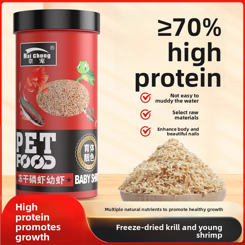 Baby Food High In Protein - Naichong Krill Antartika Beku-Kering - Makanan