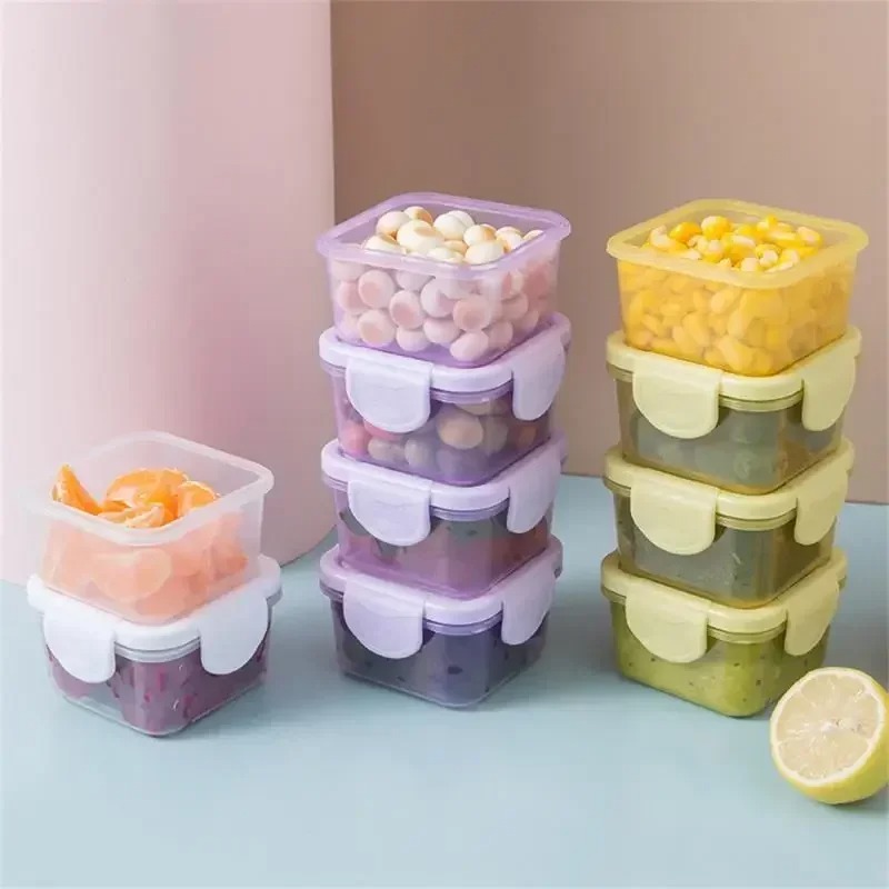 4Pcs Wadah Penyimpanan Makanan - Baby Food Prep Containers ulasan dan harga