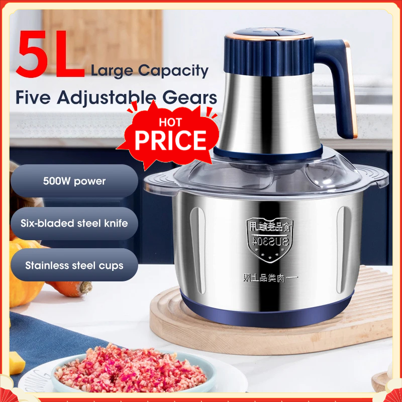 Penggiling Daging Listrik 5L,  - Baby Food For 1 Year Old ulasan dan harga