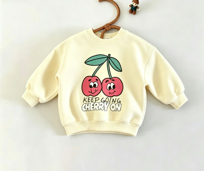 Sweater Kasual Balita Motif Ma - Baby Food Intake ulasan dan harga