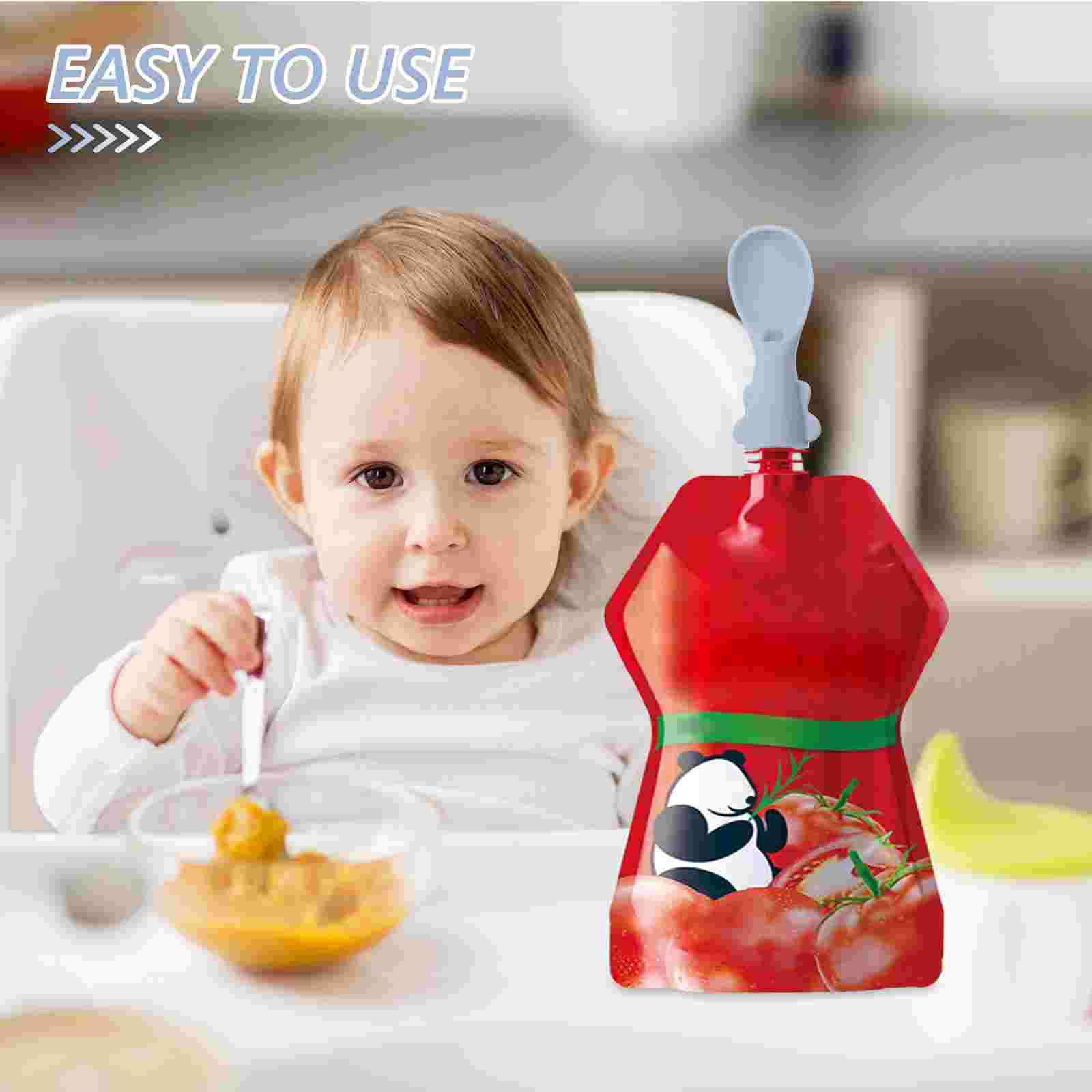 4 Buah Sendok Tas Bayi Set Sen - Baby Food Variety Pack ulasan dan harga