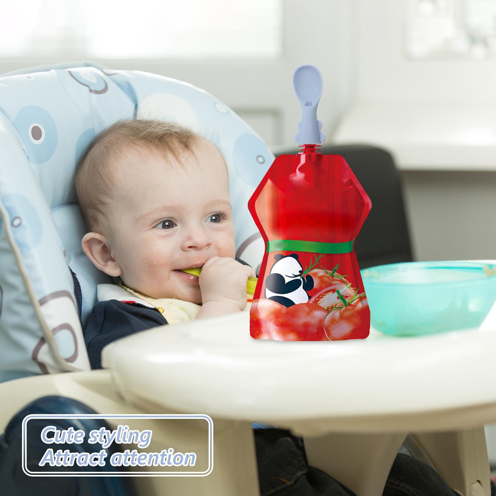 4 Buah Sendok Tas Bayi Set Sen - Baby Food Variety Pack ulasan dan harga