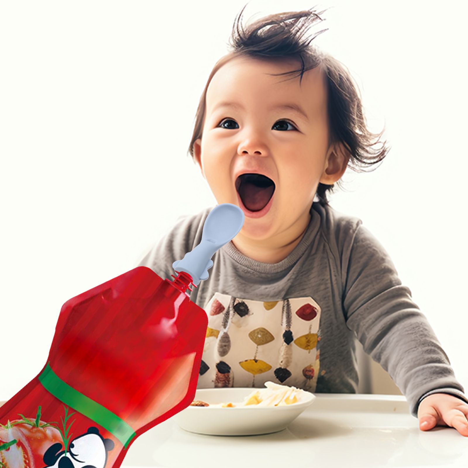 4 Buah Sendok Tas Bayi Set Sen - Baby Food Variety Pack ulasan dan harga