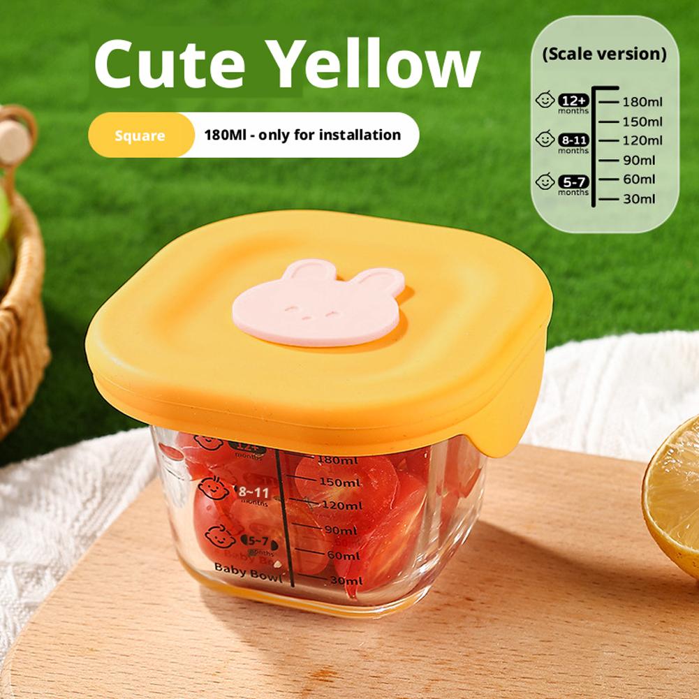 2 Buah Mangkuk Kaca untuk Meng - Baby Food Prep Containers ulasan dan harga