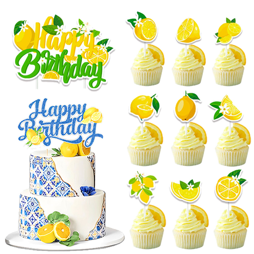 Hiasan Cupcake Lemon Dekorasi  - Baby Food For 1 Year Old ulasan dan harga