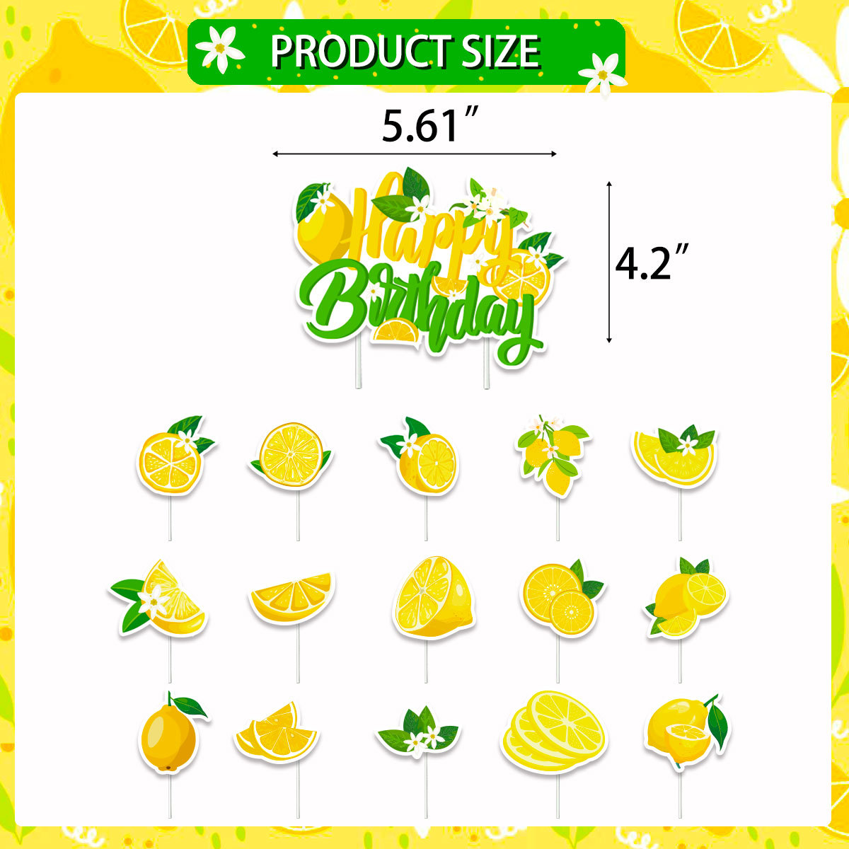 Hiasan Cupcake Lemon Dekorasi  - Baby Food For 1 Year Old ulasan dan harga