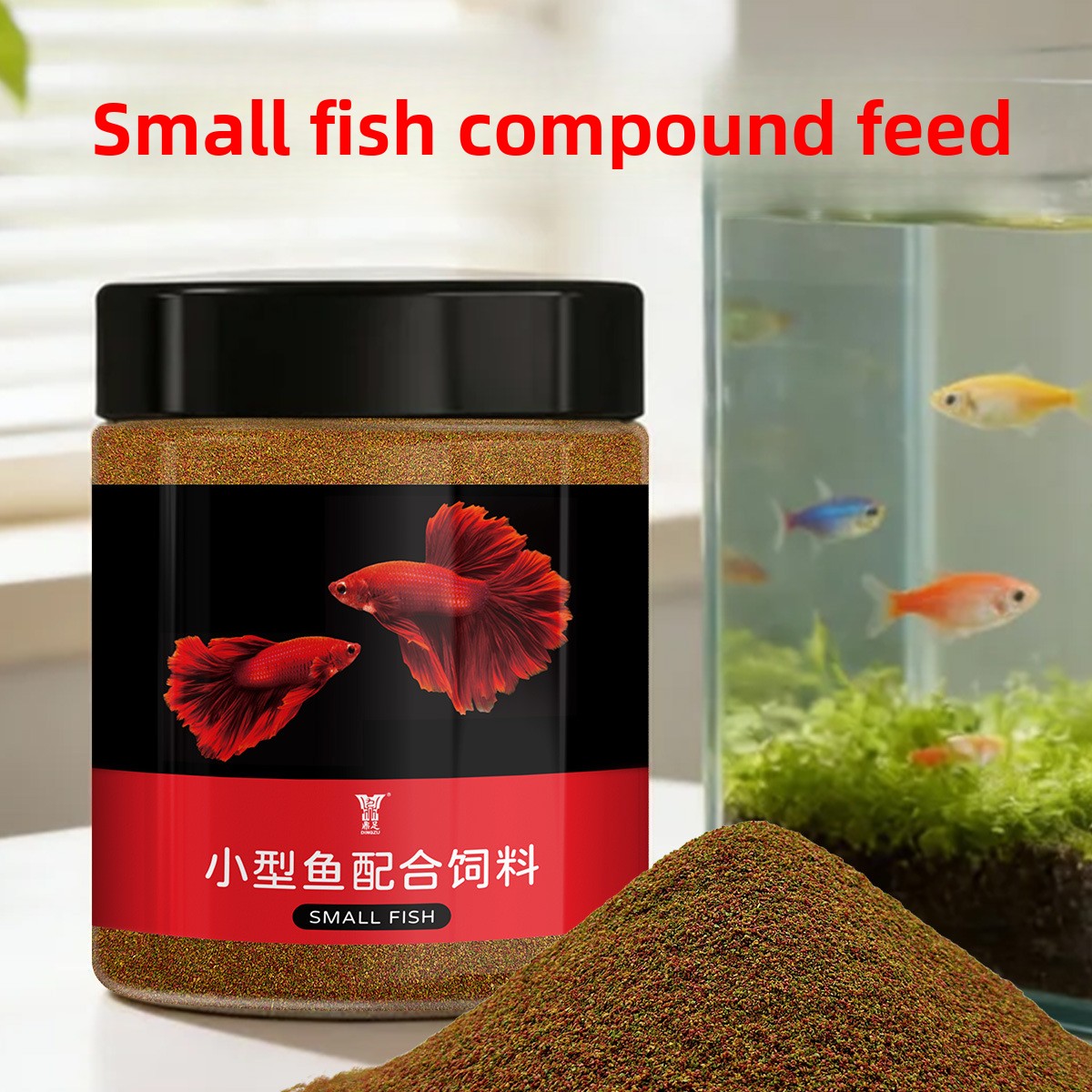 DINGZU Makanan Ikan Nano Tropi - Baby Food High In Protein ulasan dan harga