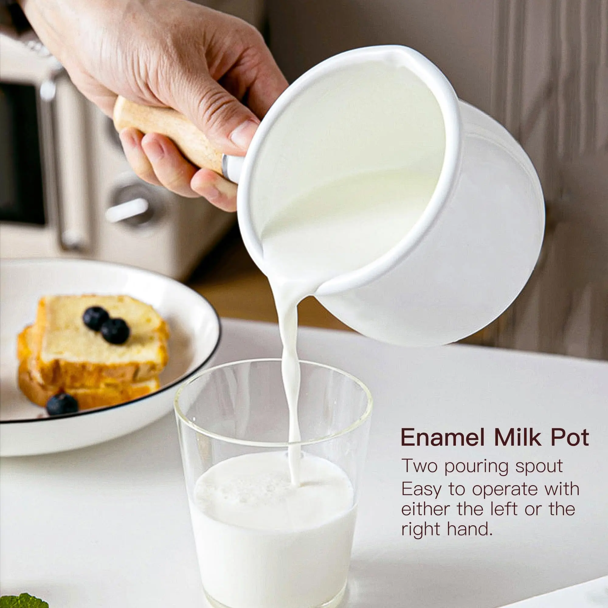 Panci Susu Enamel, Panci Kecil - Baby Food With Iron ulasan dan harga