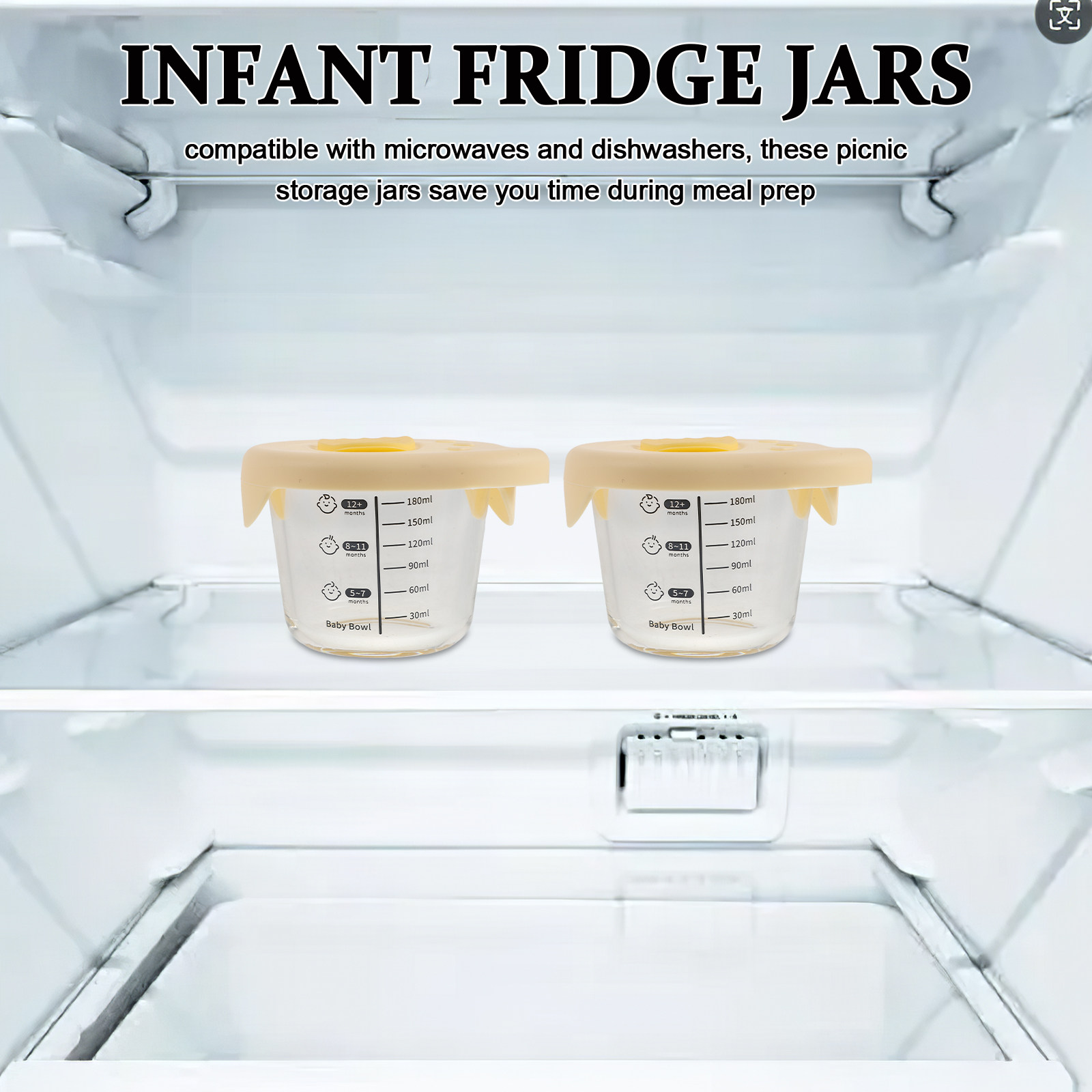 2 Buah Mangkuk Penyimpanan Mak - Baby Food Prep Containers ulasan dan harga